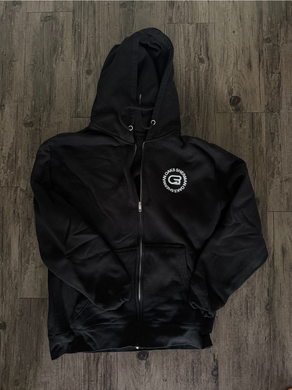 CYCLEBAR Unisex Black Zip-Up Hoodie